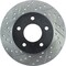 Centric Parts Sport Drilled/Slotted Brake Rotor, 127.62045R 127.62045R - alternate 1